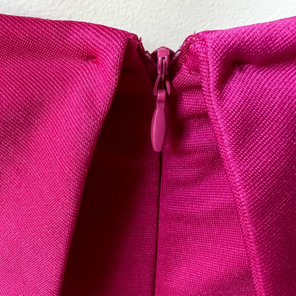 JASAMBAC Pink Sweetheart High Low Dress Pockets Feminine Girly Coquette M - Picture 7 of 12
